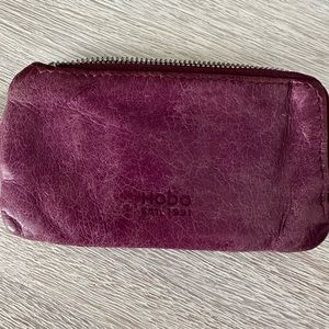 Small HOBO purple card holder